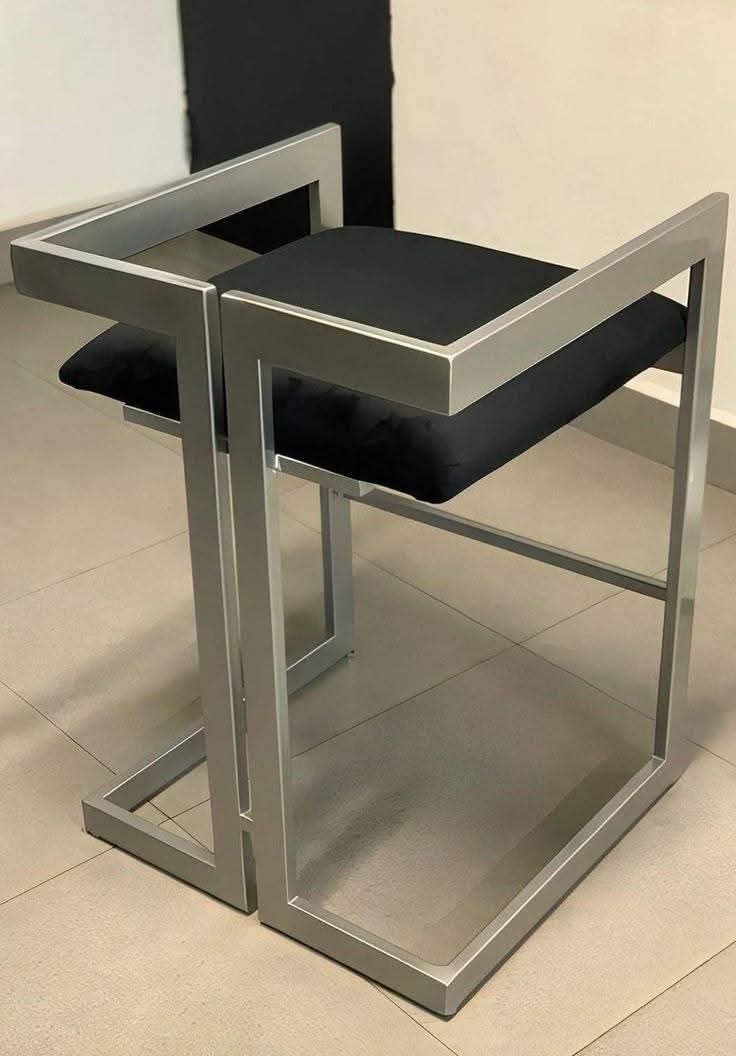 Scaun bar inox
